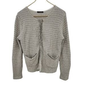 Ese 0 Ese Cotton‎ Cardigan Sweater Size Small